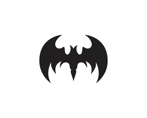 Bat Vector Icon Logo Template 596589 Vector Art At Vecteezy