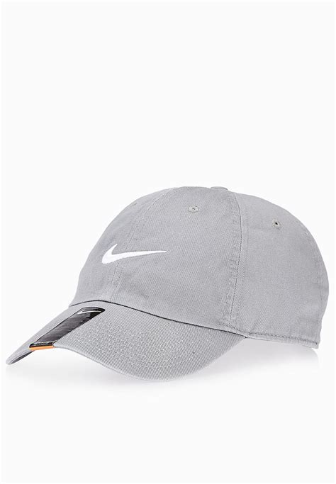 Buy Nike Grey Heritage 86 Swoosh Cap For Men In Mena Worldwide