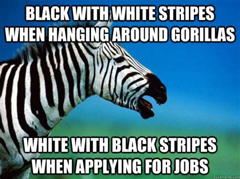 Racially Confused Zebra Memes Quickmeme