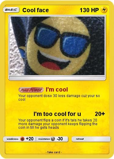 Pokémon Cool Face 14 14 Im Cool My Pokemon Card