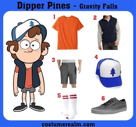 Dipper Pines Costume Halloween Costum Guide