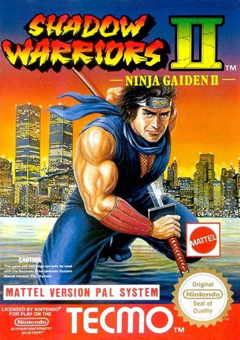 Ninja Gaiden Ii Shadow Warriors Ii The Dark Sword Of Chaos Action