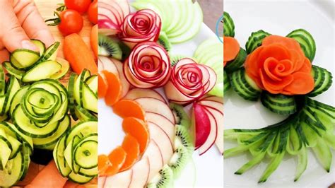 🔴 1 Hour Super Salad Decoration Ideas Creative Food Art Ideas Youtube