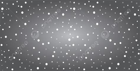 Winter Silver Template With Fallen Snowflakes Background Space