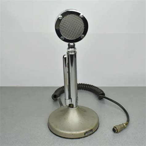 Vintage Astatic D 104 Standing Microphone With T Ugb Base And 4 Pin