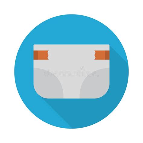 Pampers Reception Vector Flat Icon Stock Illustration Illustration Of