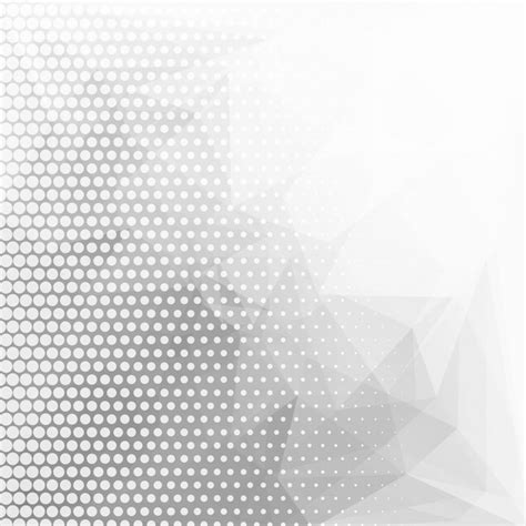 Free Vector Abstract Gray Geometric Polygonal With Dotted Background