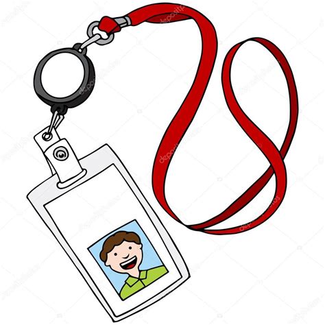 Lanyard Id Badge — Stock Vector © Cteconsulting 88121414