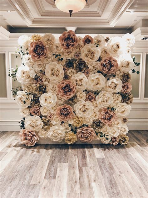 Absolutely Gorgeous Flower Wall Flower Wall Backdrop Paper Flower