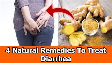 4 Natural Remedies To Treat Diarrhea How To Cure Diarrhea Youtube