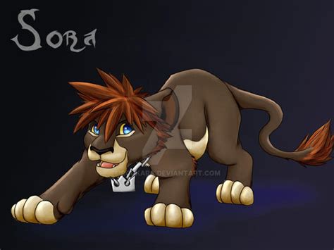 sora s lion form by roukara on deviantart