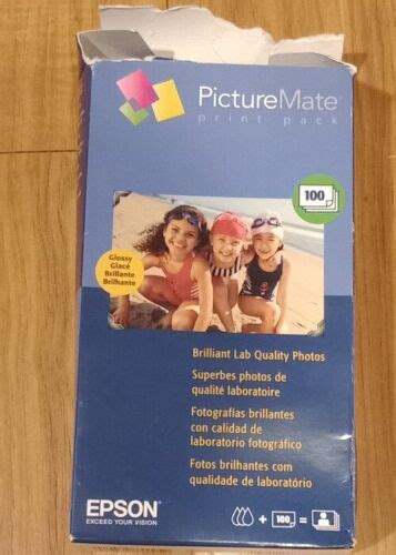 epson t5570 picture mate print pack 100 glossy photo paper and ink exp 08 2007 ebay
