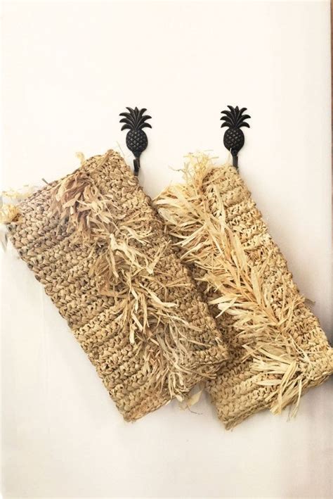 Fringe Clutch Summer Straw Purse Beach Clutch Raffia By Moosshop