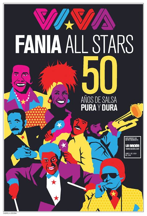 Fania All Stars Cover And Infographic On Behance Salsa Musica Salsa