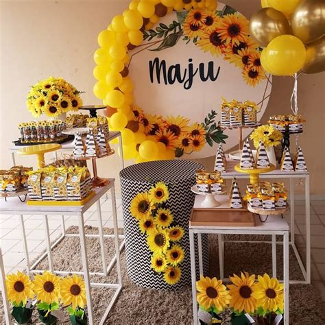 70 Lovely Ideas On How To Make Yours Sunflower Party Themes