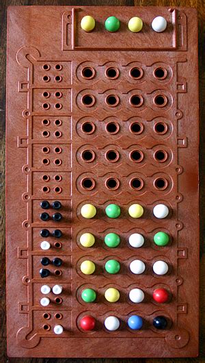 A white peg indicates a correct color and a black peg indicates a correct color on the correct position. Late to The Game: Mastermind | Mastermind, Old school toys ...