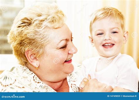 Grandmother With Her Grandson Stock Image 11827405