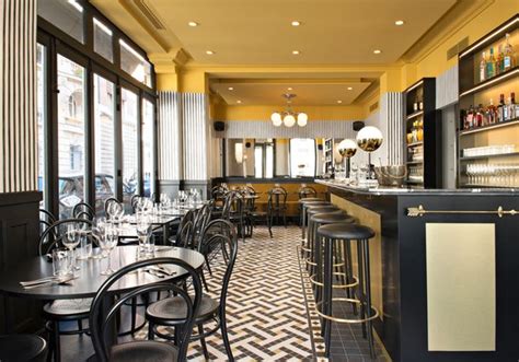 Ресторан в стиле ар деко в Париже Дизайн интерьера ресторана