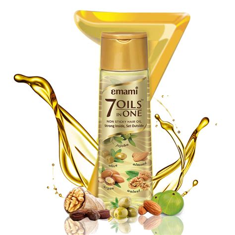 4.8 out of 5 stars based on 550 product ratings(550). EMAMI 7 OILS IN ONE NON STICKY HAIR OIL(100ml ...