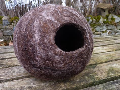 We make the best hand made cat caves on the planet. felted cat cave #catcave #catbed #feltedcatcave | Felt cat ...