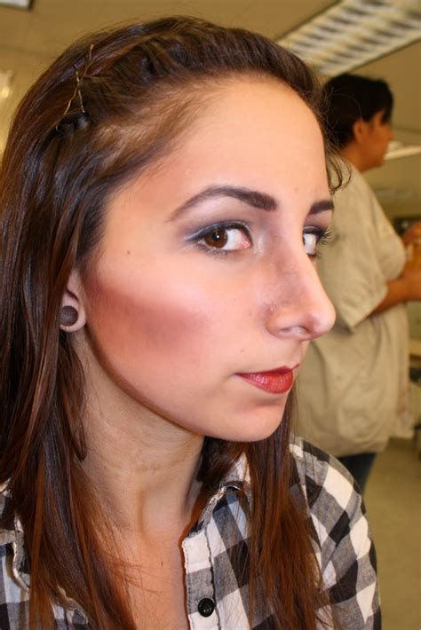 Side View Of Corrective Stage Makeup For Basic Makeup Principle Love My
