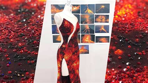 Miss Universe 2018 Catriona Gray Lava Inspired Evening Gown