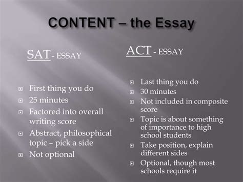 Sat Act Powerpoint Ppt