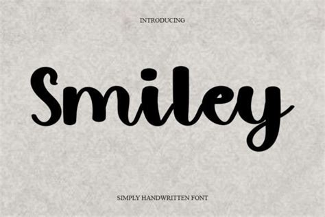 Smiley Font By Pipi Creative · Creative Fabrica