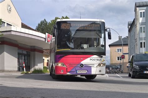 Mercedes Benz Intouro Von Postbus Bd Als Linie Am Bhf Bus