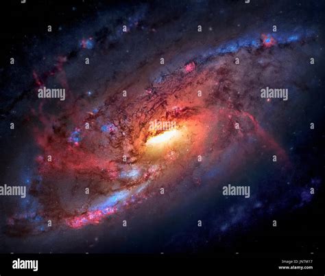 M106 Spiral Galaxy Also Known As Ngc 4258 M106 Lies 235 Million