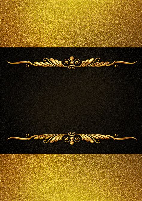 Gold And Black Background Clean Public Domain
