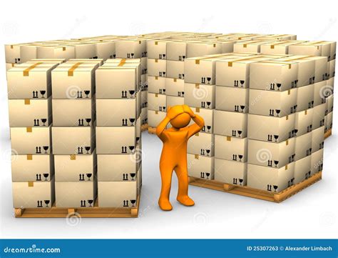 Full Warehouse Stock Illustration Image Of Forwarder 25307263