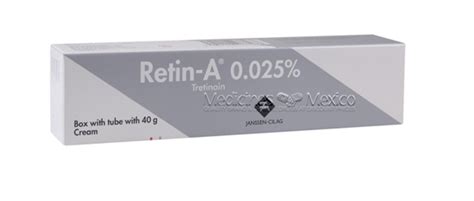 Retin A Cream Tretinoin Topical 0025 40 G Limit Of 3 Per Orde