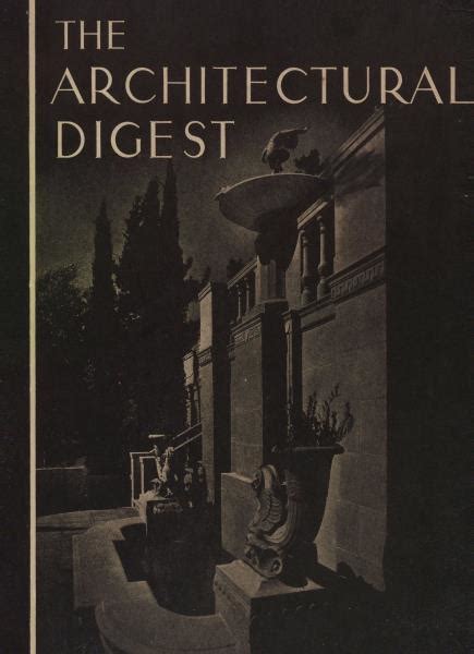 The Architectural Digest Architectural Digest January 1941