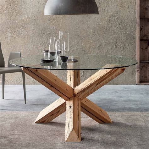 Diy table base for glass top. criss cross leg table - Google Search in 2020 | Dining table bases, Glass table, Dining table