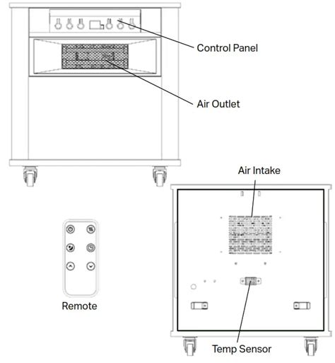 Visionair Vahq Wg Digital Tube Infrared Heater Owner S Manual