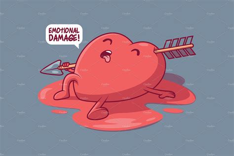 Emotional Damage Illustrations ~ Creative Market