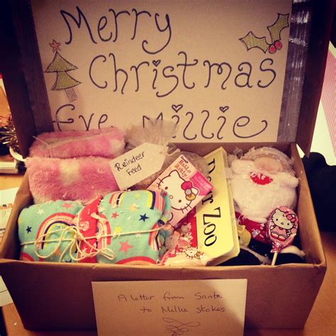 Stuggling for ideas for your little ones christmas eve box? A little idea I saw somewhere! A beautiful little hamper ...