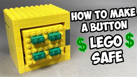 How To Build A Lego Safe With Buttons Youtube