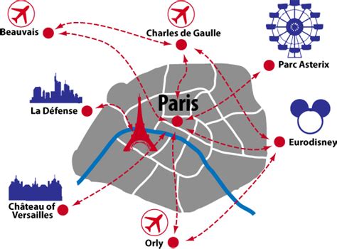 Airports In Paris France Map Map Of Western Hemisphere