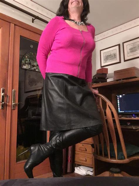 just love boots and leather skirts r crossdressing
