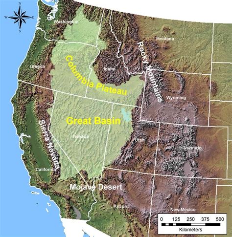 Great Basin Us Map