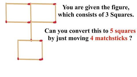 In these visual picture puzzles, you will see the. Matchstick Brain Teaser || Lateral Thinking Puzzle in 2020 ...