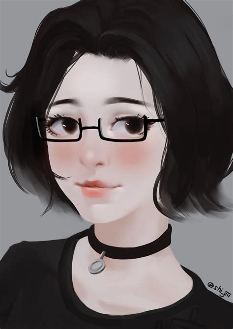 Doomer Girl With Glasses By Shijiiiart On Deviantart