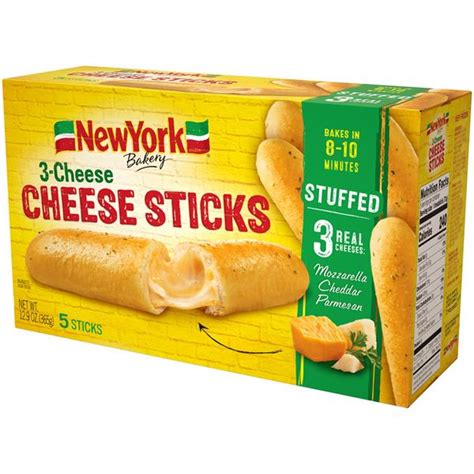 New York Bakery Stuffed 3 Cheese Cheese Sticks 5ct Hy Vee Aisles