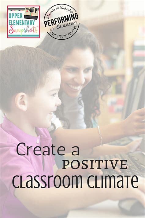 Create A Positive Classroom Climate Upper Elementary Snapshots