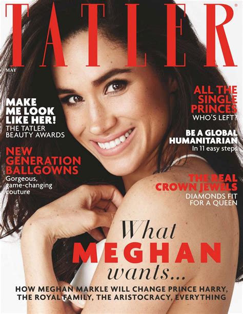 Meghan Markle Tatler Magazine Uk May 2018 Issue Celebmafia