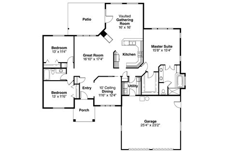 Traditional House Plans Marcus 30 039 Associated Designs