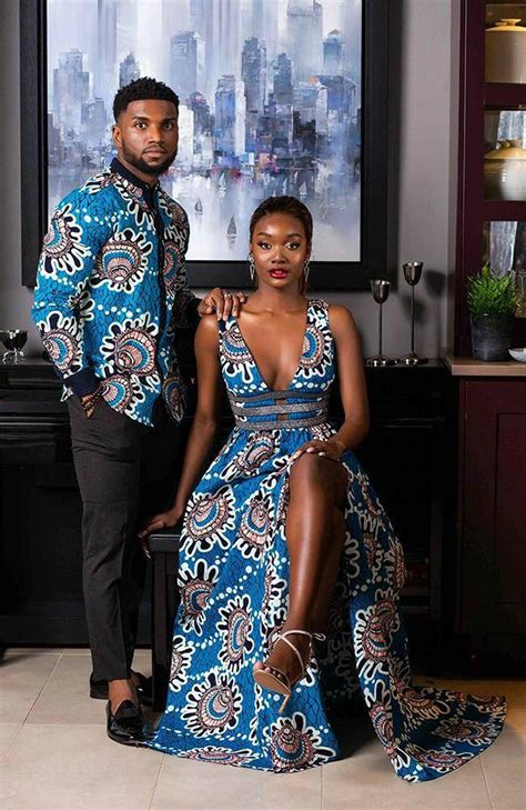 African Couple Dashiki African Couple Clothing African Etsy African Print Fashion Dresses