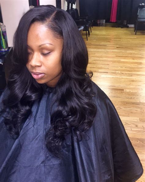 Sew In With Side Part And Our Indian Body Wave Collection